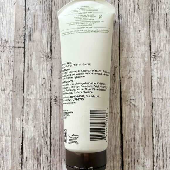 Aveeno Daily Moisturizing Fragrance-Free Body Lotion Size 8 Oz - Picture 6 of 6